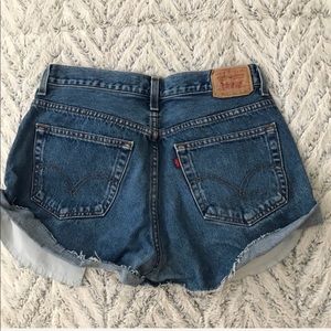 Vintage distressed Levi’s shorts